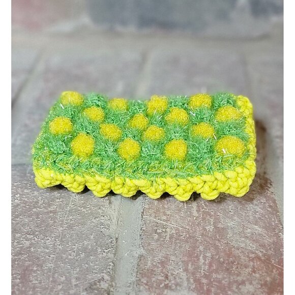 Lime Green and Yellow Kitchen Scrubby - Picture 9 of 10